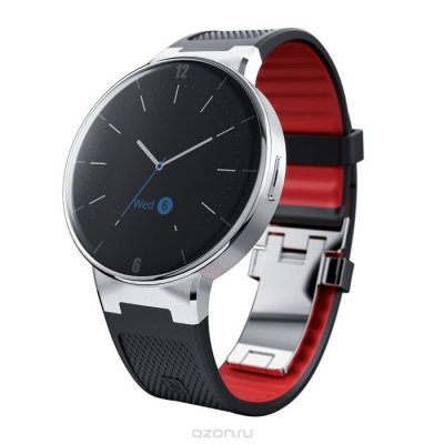   Alcatel OneTouch Watch SM02, Dark Red   (Long)