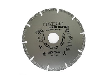     Trio Diamond Hilberg Super Master 510125   125x22.23mm