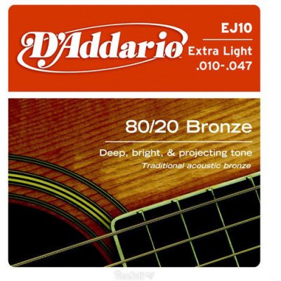   D-Addario EJ10   .,  Extra Light - 10-47