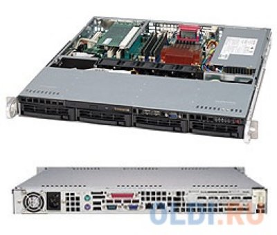    SERVER R11C6 OLDI Computers 0456601 1U/E5-2603v3/noHDD up to 4*2,5"/3,5" HS/DDR4 REG 32gb/Eth
