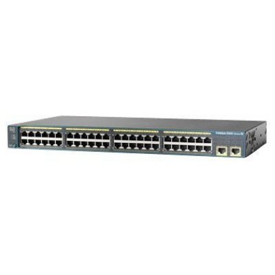    Cisco Catalyst 2960 48 10/100 PoE + 2 1000BT +2 SFP LAN Base Image (WS-C2960-48PST-L)