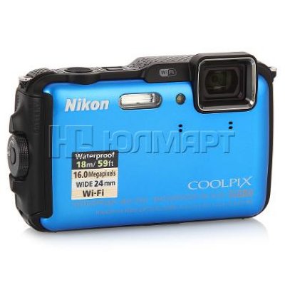   Nikon Coolpix AW120 Blue    , CMOS 16.76MPix, 5 x Zoom, LCD