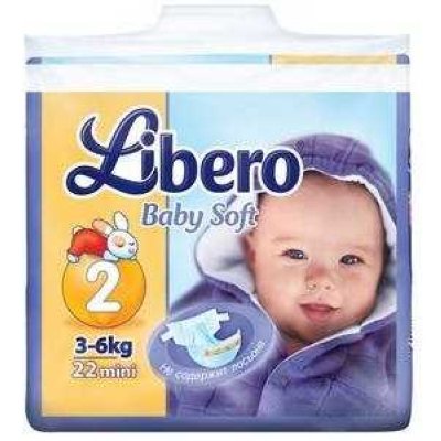   Libero  "Premium Baby Soft" Eco Teck Mini Pack 3-6  (26 ) 7322540594515