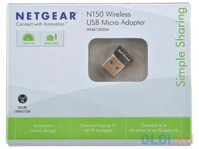    NETGEAR WNA1000M-100PES  USB 2.0 - 150 /