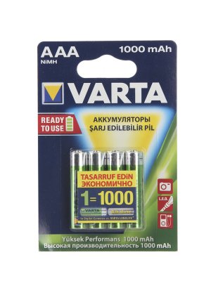    AAA - Varta 1000mAh Power Accu R2U (4 ) 05703301414