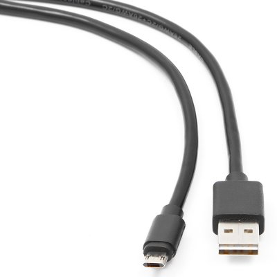    USB 2.0 (AM) -) Micro USB (BM), 0.5m, Gembird (CC-mUSBDS-0.5M),    