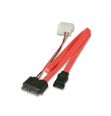    Molex  Dahan DH-TL-C50 Slimline SATA  SATA-cable 0.41m + 0.14m