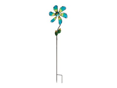   -  Gardman Glass Flower 92cm Green 07939