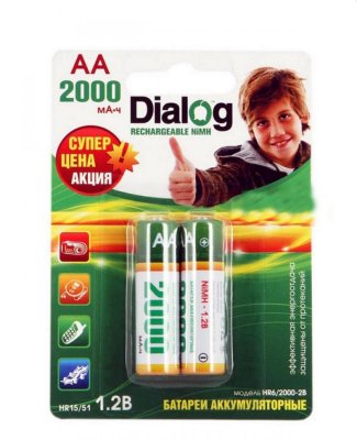    Dialog HR6/2000-2B - NiMH A2000mAh 2   