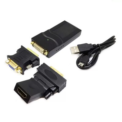  Espada H000USB (RTL) USB to DVI/HDMI/Dsub Adapter
