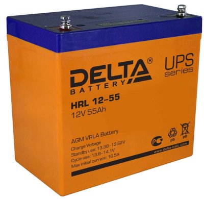   DELTA  HRL12-55 (12V, 55Ah)  UPS