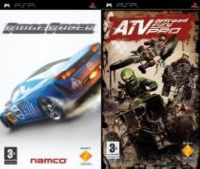      Sony PSP Ridge Racer + ATV Off Road Fury Pro  