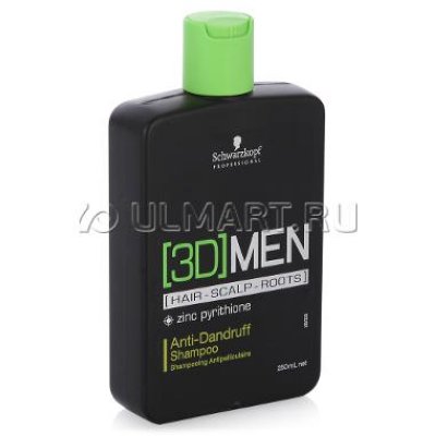      Schwarzkopf Professional [3D]MEN Anti-Dandruff Shampoo, 250 