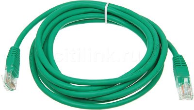       Patchcord molded 5E 3m Green
