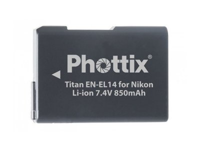    Phottix EN-EL14  Nikon P7000 / P7100 / D3100 / D3200 / D3300 / D5100 / D5200 / D5300