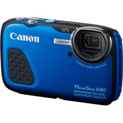    Canon PowerShot D30 Blue (12.1Mp, 5x zoom, LCD, SD, USB.) ( 25 )