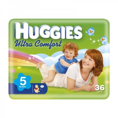    Huggies Ultra Comfort 5 (12-22 ) 36 