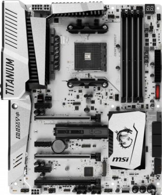     MSI X370 XPOWER GAMING TITANIUM Socket AM4 AMD X370 4xDDR4 3xPCI-E 16x 3xPCI-E 1x