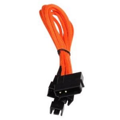    BitFenix Molex to 3x3-pin 12V 20cm Orange-Black -  