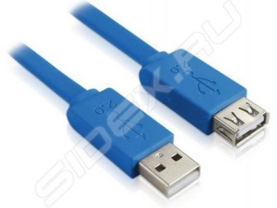    USB 2.0 Usb(m)-Usb(f) PRO 0.30m (Greenconnect GCR-UEC2M2-BD-0.3m)