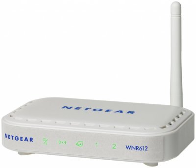   NETGEAR (WNR612-300RUS) Wireless Router (2UTP 10/100Mbps, 1WAN,802.11b/g/n, 150Mbps)