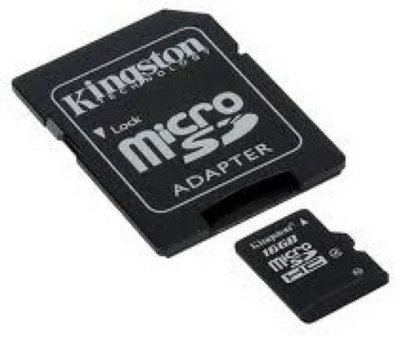    Kingston Micro Secure Digital Class 4 16gb + Adapter