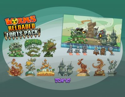    Team 17 Worms Reloaded Forts Pack