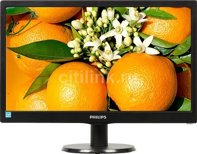    Philips 18.5" 193V5LSB2 (10/62) Glossy-Black TN LED 5ms 16:9 10M:1 200cd