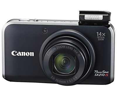    Canon SX210 IS PowerShot Black*
