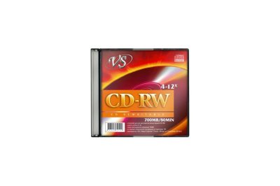    CD-RW VS 700 Mb, 12x, Slim Case (5), (5/200).