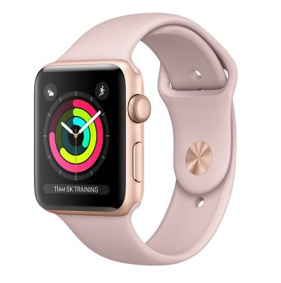     APPLE Watch Series 3 38mm Gold with Pink+Green Sand Sport Band MQKW2RU/A