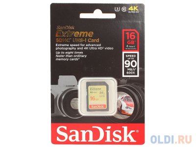     SDHC SanDisk 32Gb Class 10 Extreme (SDSDXNE-016G-GNCIN)