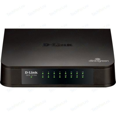   D-Link DES-1016/A/C1A/A1A   16-port UTP 10/100Mbps Auto-sensing
