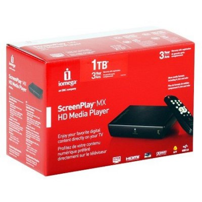    Iomega 1Tb [35030] ScreenPlay MX FullHD HDMI Component vid S/PDIF