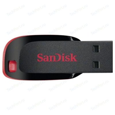    16GB USB Drive (USB 2.0) SanDisk Cruzer Facet Red (SDCZ55-016G-B35R)