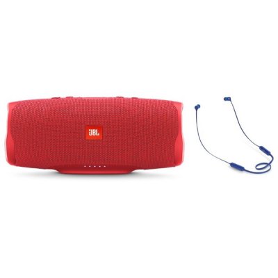     JBL Charge 4 Red + T110BT Blue