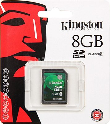     Kingston Secure Digital 8Gb HC Class10 / SD10V-8GB