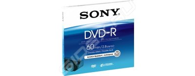    DVD-R Sony 2.8Gb 4x Jewel Case Double Side (1 ) (DMR60A)