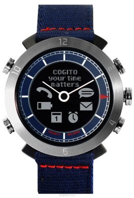   Cogito Watch 2.0 Nylon, Blue -