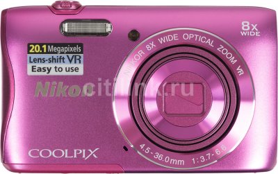    Nikon CoolPix S3700 20.1Mp 8x Zoom  VNA823E1