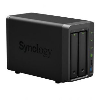   Synology DS214+   2x3.5 / 2.5" HDD / SSD SATA, RAID 0 / 1 / JBOD, GbLAN, 2xUSB3.0,