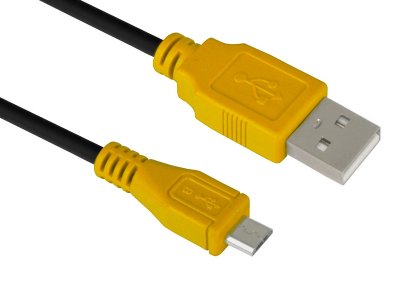     Greenconnect USB 2.0 AM-Micro B 5pin 2.0m Black-Yellow GCR-UA3MCB1-BB2S-2.0m