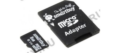     SmartBuy Ultimate (SB8GBSDUHS10-01) microSDHC 8Gb UHS-I U1 + microSD--)SD Adapter