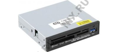    3Q (CRI3002) Black 3.5" Internal USB3.0 CF/MD/xD/MMC/SDXC/microSDXC/MS(/Pro/Duo)Card Reade