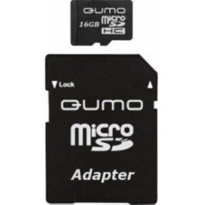     MicroSD 16Gb QUMO (QM16GMICSDHC4) SDHC Class 4 + 