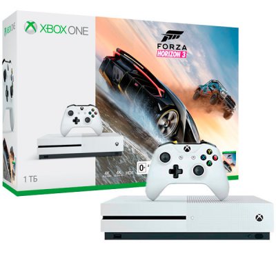     Xbox One Microsoft Xbox One S 1Tb+Forza Horizon 3 (234-00115-1)