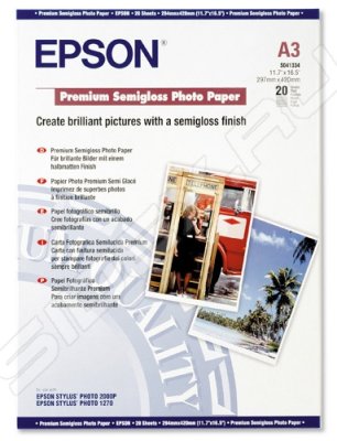    Epson A3 251 /. Premium Semiglossy Photo Paper [C13S041334] 20 