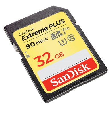     32Gb - SanDisk Extreme Plus - Secure Digital HC Class 10 UHS-I U3 2-Pack SDSDXWF-032G-G