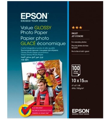    EPSON C13S400039 Value Glossy Photo Paper 10x15 (100 )