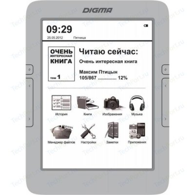     Digma T645 6" E-Ink HD Pearl 